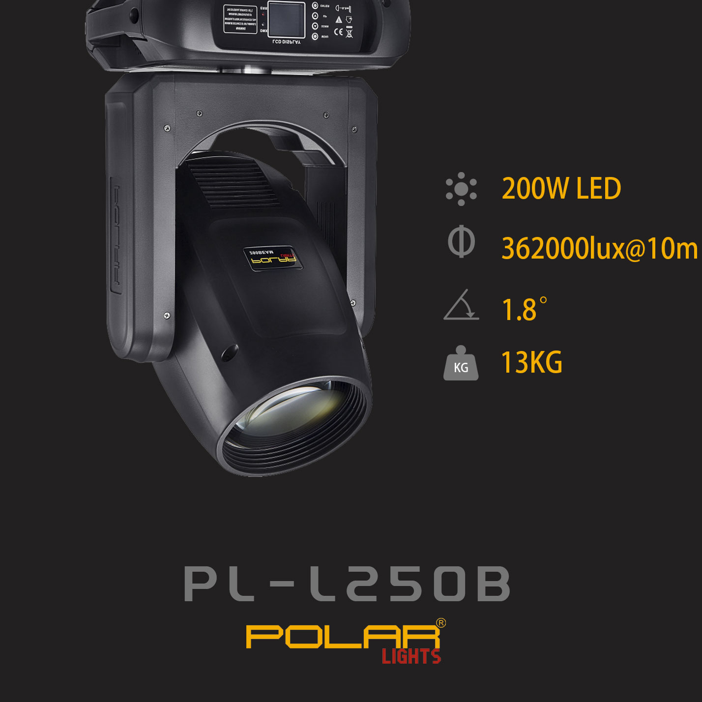 LED 250W Beam Moving Head