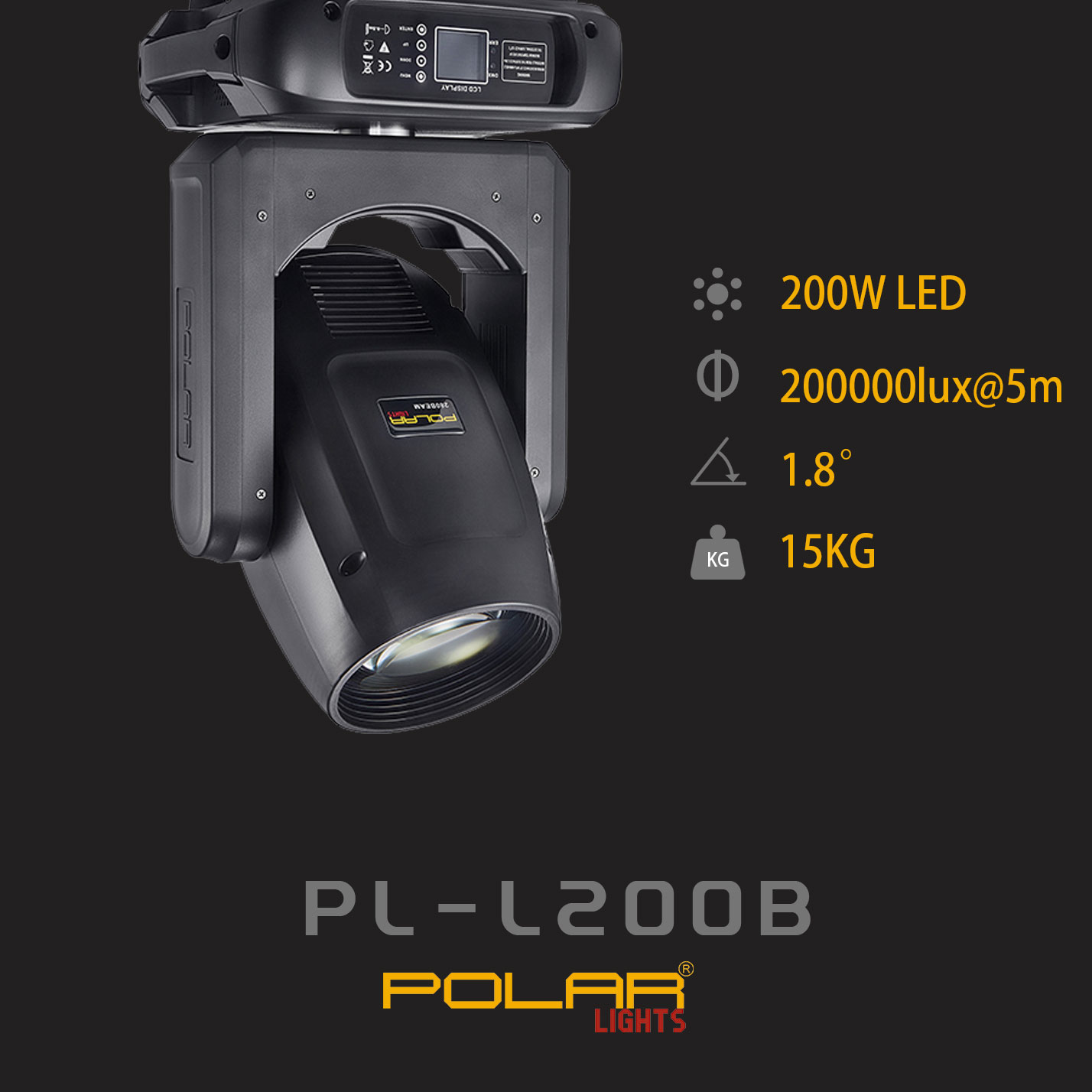 LED 200W  Beam Moving Head