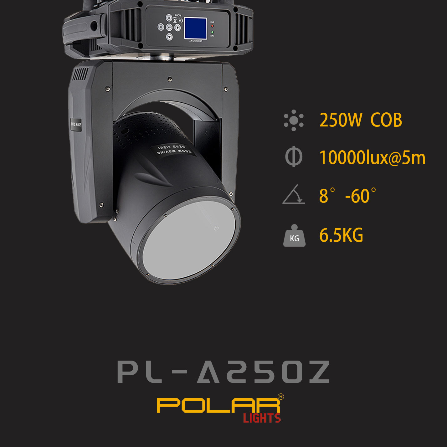 200W COB LED Moving Head With Zoom