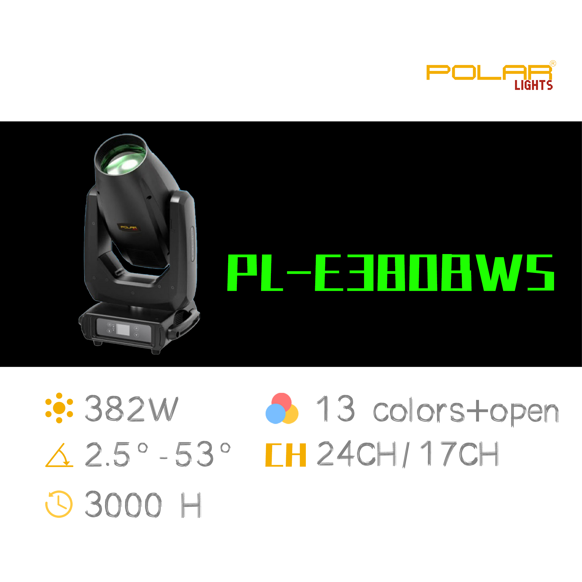 Smart 380W BSW Moving Head