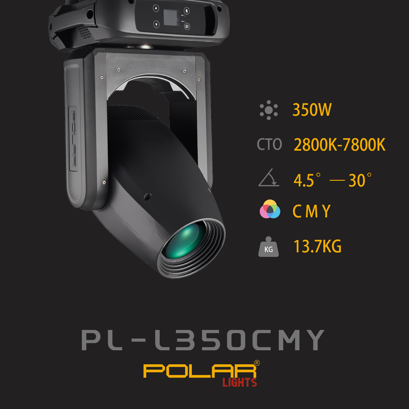 LED 350W Beam Spot Wash Moving Head with CMY CTO